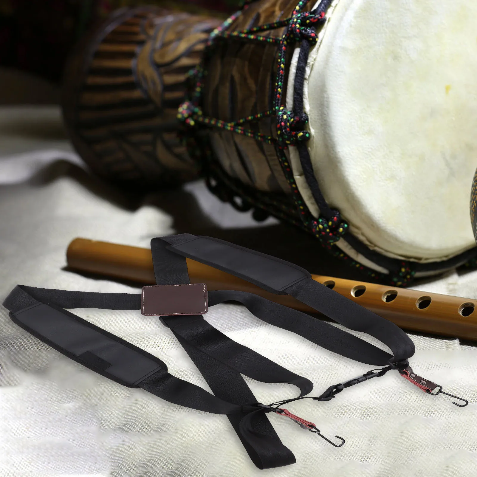 

Drum Shoulder Strap Easy Use Djembe Strap African Drum Accessory