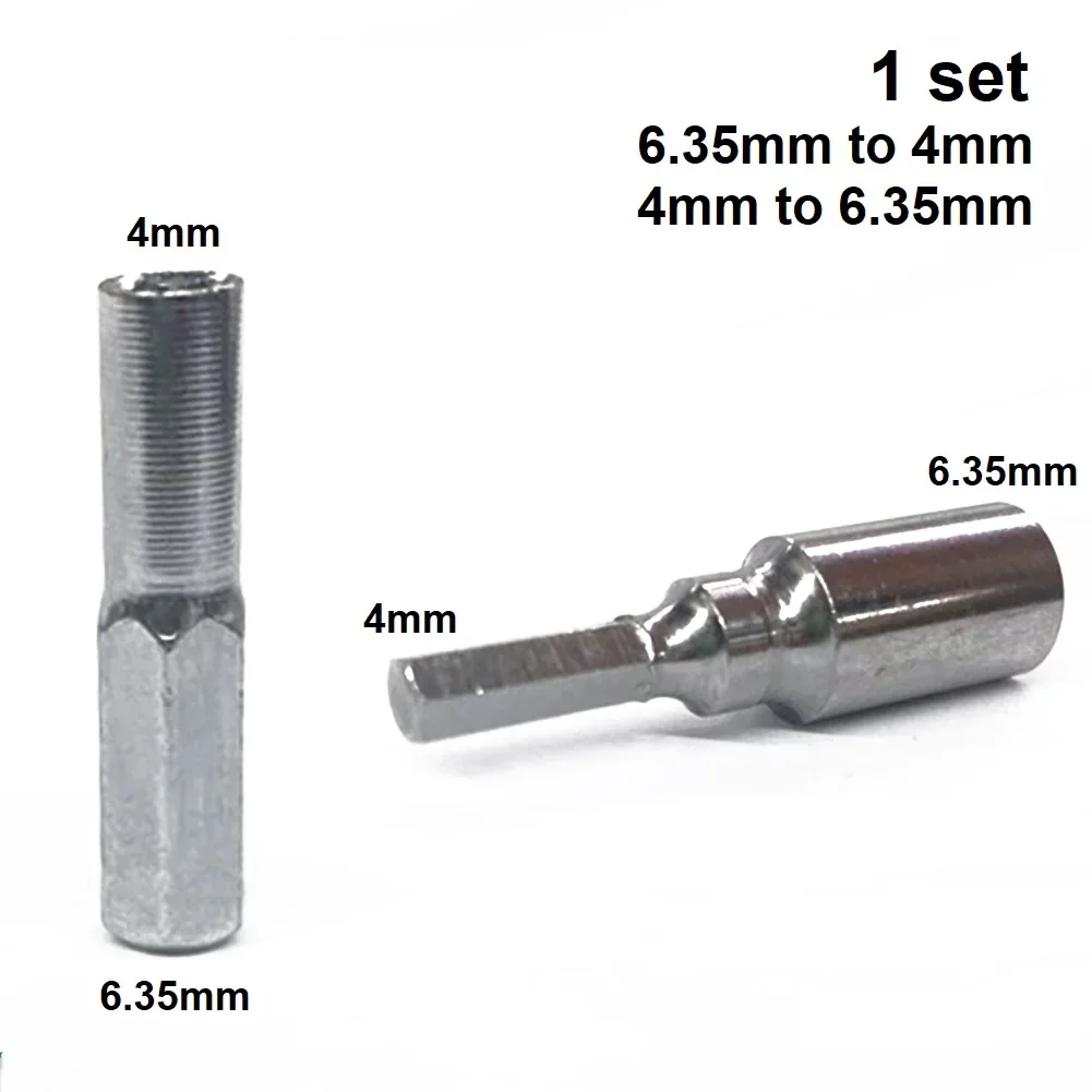 Magnetic Hex Transducer Adapter Socket for Screwdriver Drill Bits 6 35mm to 4mm Repair Mobile Phone Camera Computer