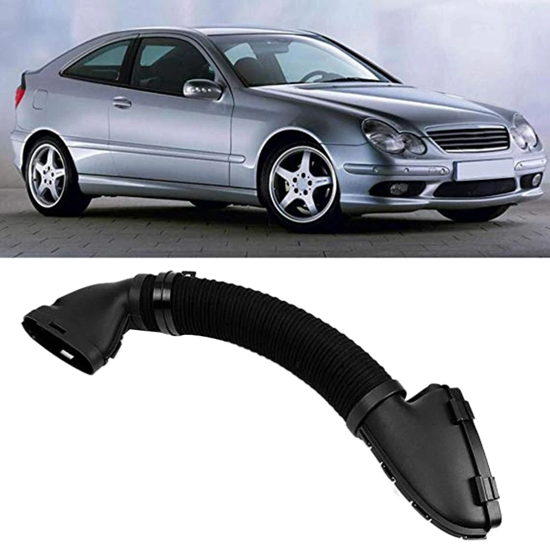 2X Car Polypropylene Non Woven Air Intake Duct Hose Pipe For Mercedes-Benz W203 CL203 CLK209 S203 C209