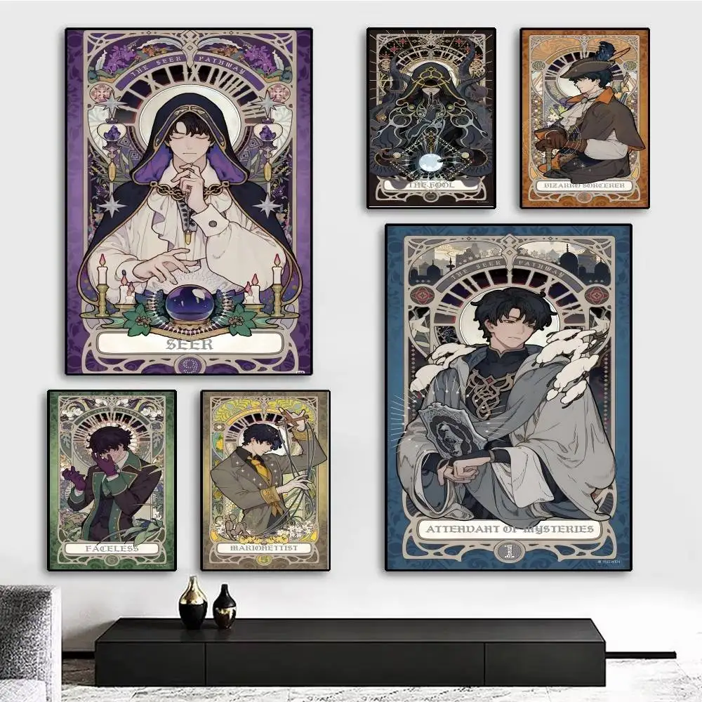 1pc L-Lord Of M-Mysteries Poster Sticker Print Waterproof Wall Art For Living Room Bedroom Home Decor
