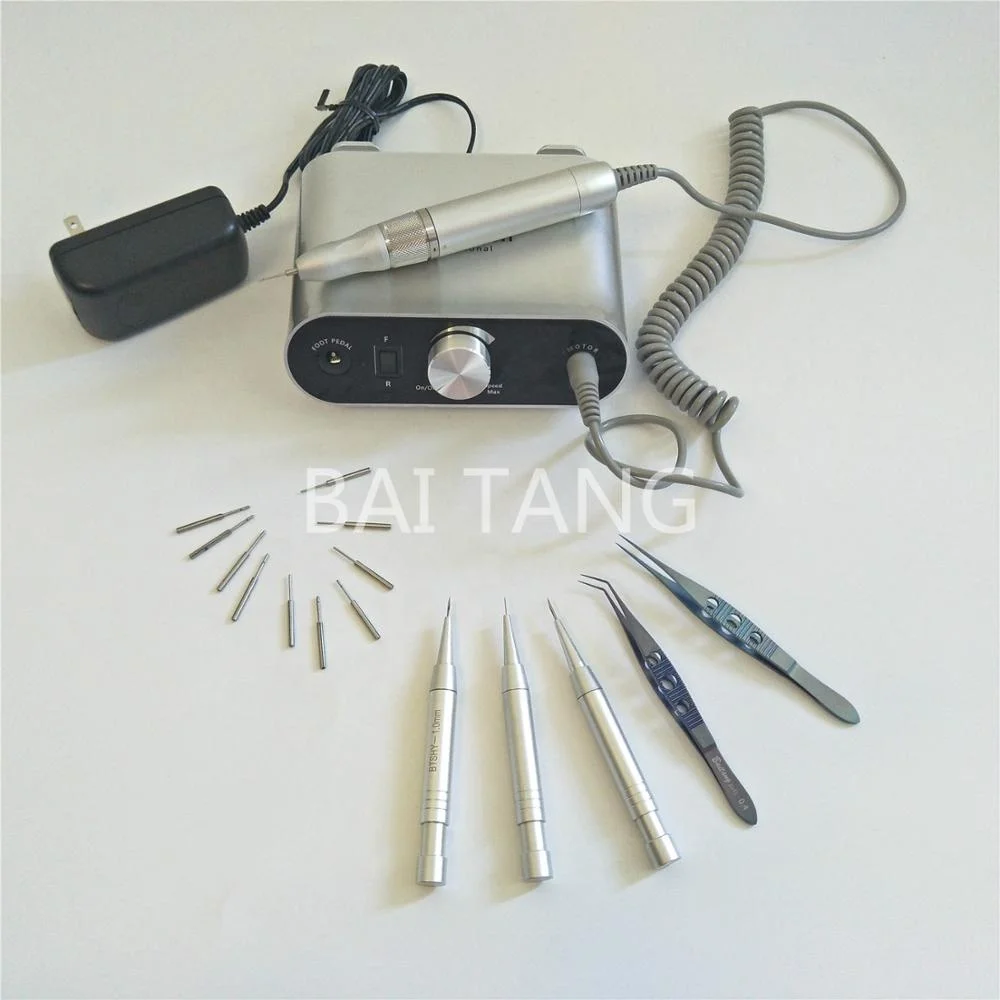 

Portable FUE hair implant hair transplant hair extractor set with forcep implanter and punch