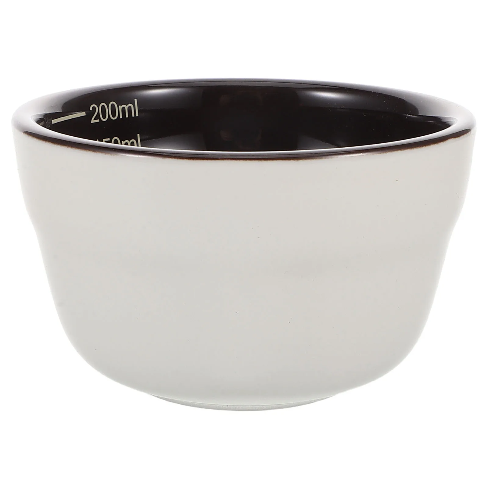 

Coffee Cupping Tool 200ml Ceramic Measuring Bowl Porcelain Tasting Container Portable Home Essentials