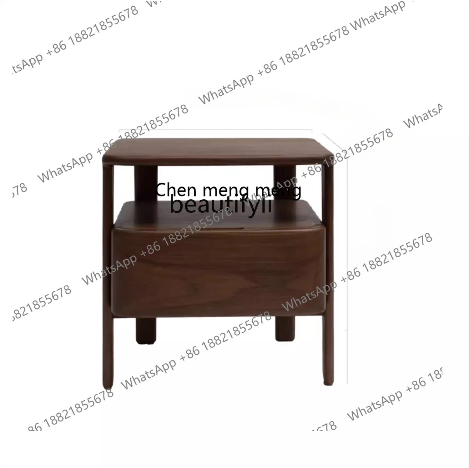 

xz1X1Bedside cabinet, solid wood bedside storage cabinet, bedroom storage, bedside sofa side cabinet