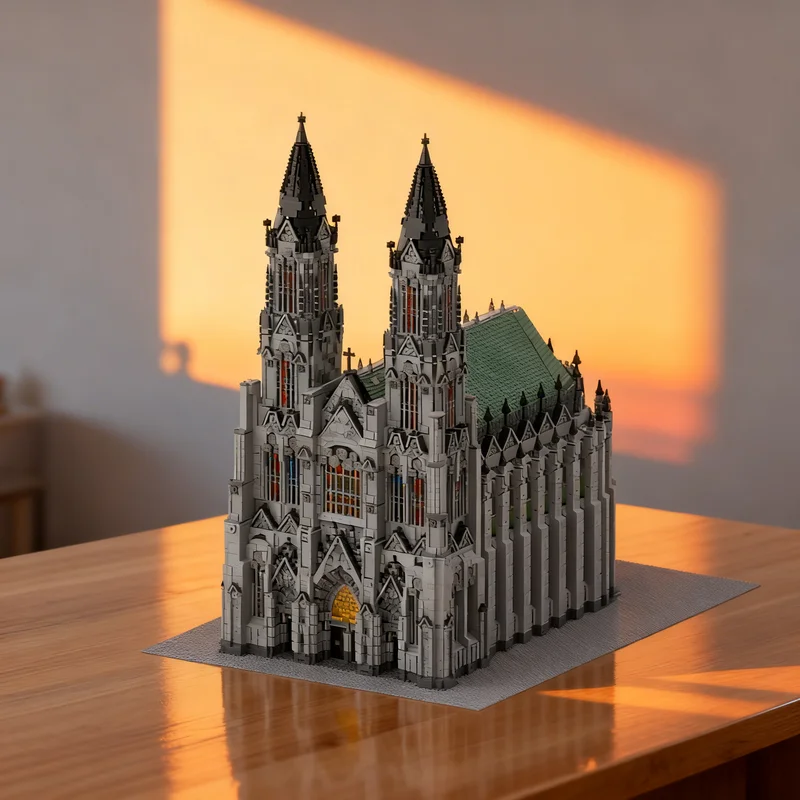 

29682pcs MOC Cologne Cathedral Castle Model Building Blocks Toy Gift Creative Display Collectible Desk Premium Adult Kids Home