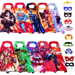 10 Set Anime Cloak Cartoon Character Party Cosplay Costume With Mask Cape Children's Dress