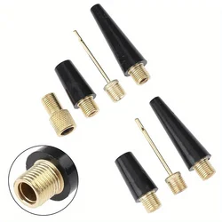 3/4pcs Nozzle Adapter Gym Ball Manual Hand Pump Needle Set Outdoor Soccer Volleyball Air Inflating Portable Multifunction Sports