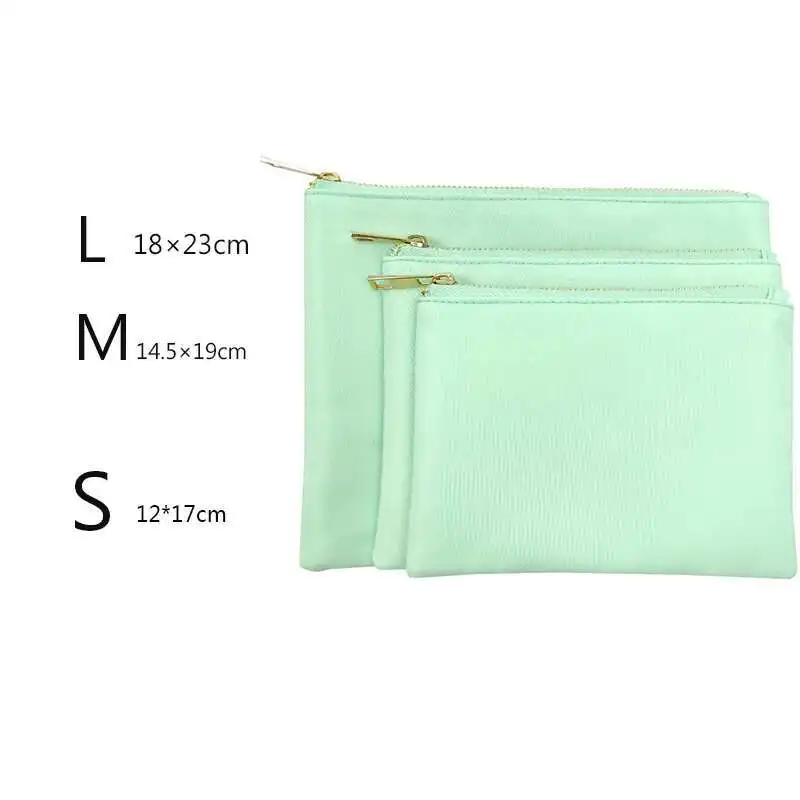 Kwadratowa kosmetyczka Modna kosmetyczka Powrót do szkoły Kosmetyczka na zamek błyskawiczny Piórnik Przechowywanie szminki Wodoodporny Spersonalizowany