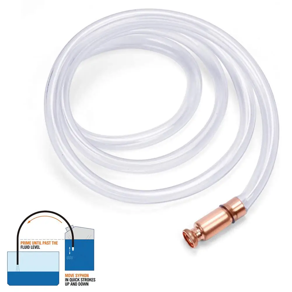 Shake A Pumping Pipe Kupfer Siphon Pumping Tanken Rohr Manuelle Pumpe Öl Rohr Plus Harnstoff PVC Rohr Diesel Selbstansaugende Werkzeuge – Detail 5
