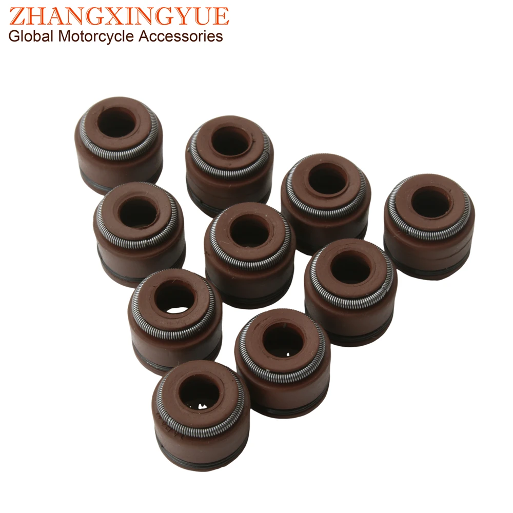 10pc People125 Valve Oil Seal For Kymco People S 250 GT 300 Xciting 250i 300i 400i 500i 12209-GDB4-68B 00122779