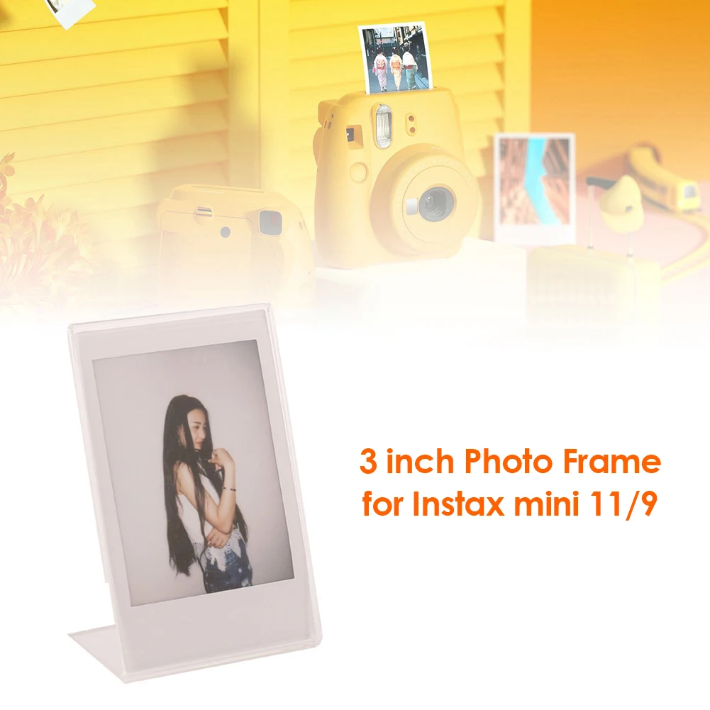 Mini Picture Frame Instant Camera Film Photo Holder Mini Instant Photo Frame for Fujifilm Instax Mini 11/9 Instant Camera Film