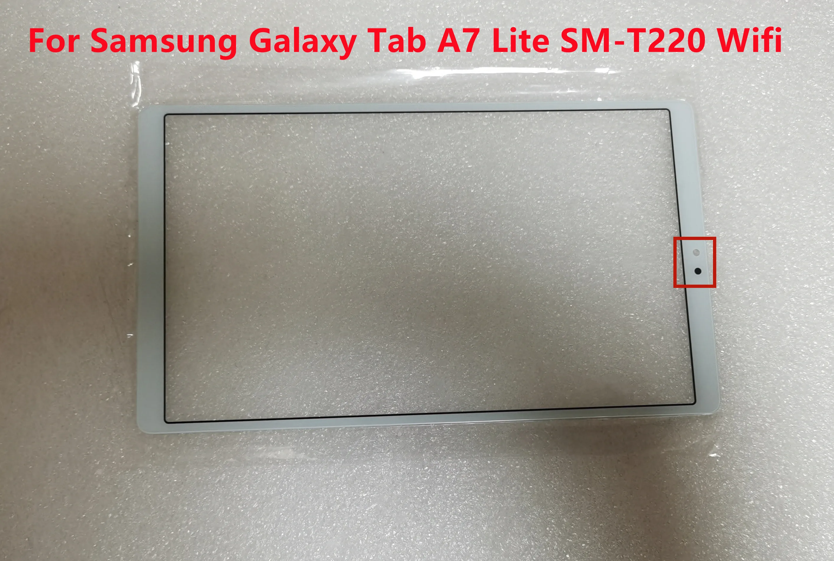 New For Samsung Galaxy Tab A7 Lite SM-T220 Wifi SM-T225 LTE T225 T220 Touch Screen Front Glass Panel With Laminated OCA Glue