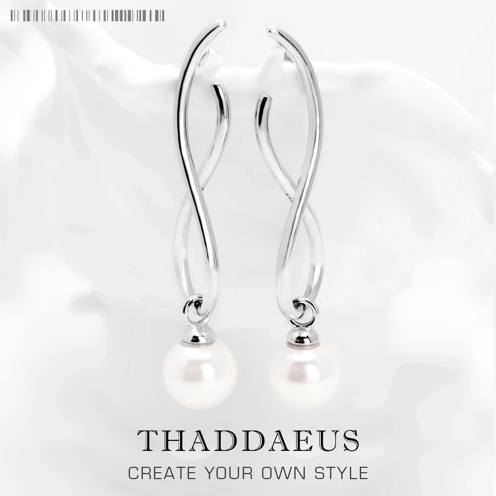 

Женские серьги из серебра 925 пробы, с жемчугом