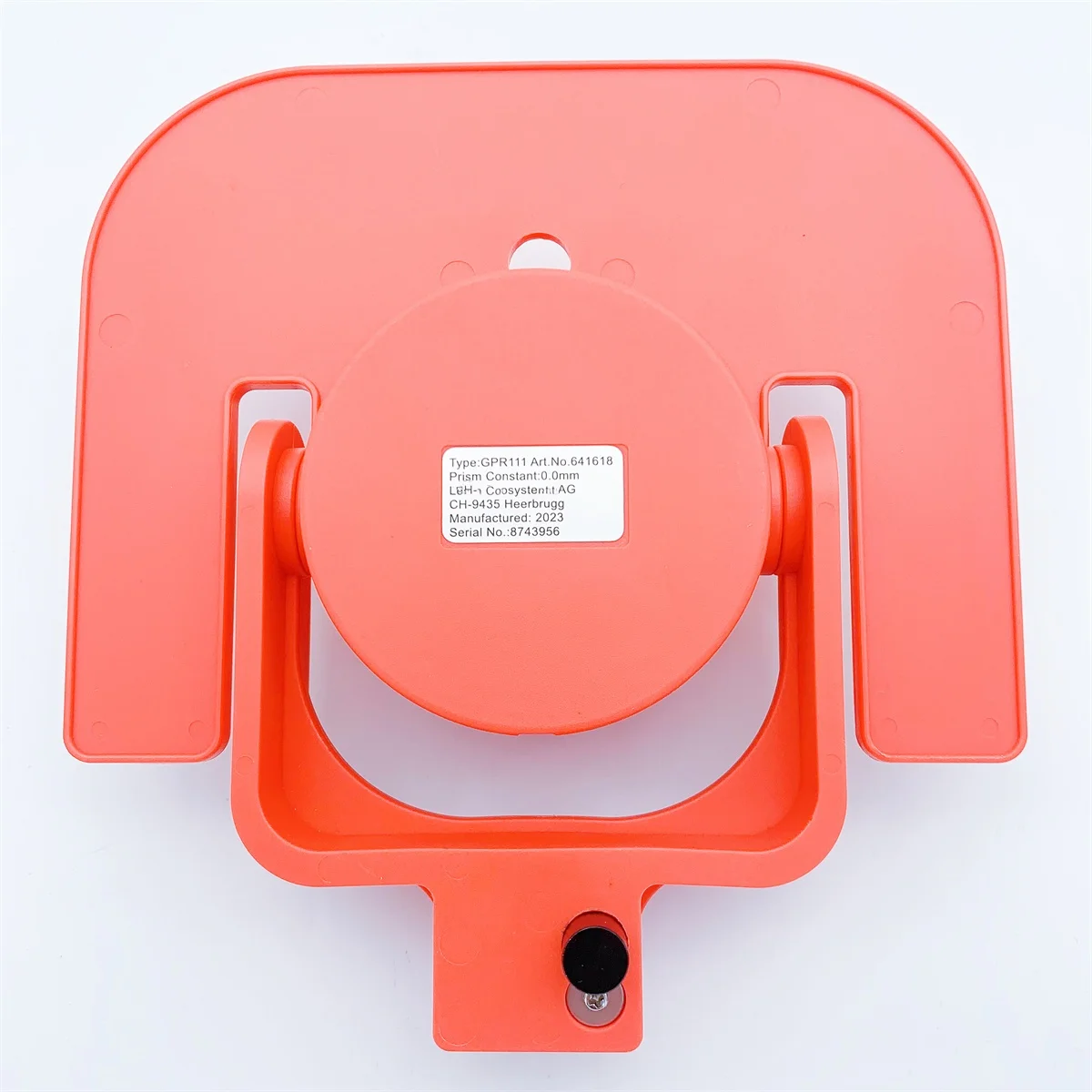 Brang neue GPR111 rote Farbe Einzelprisma, geeignet für Leica Totalstation, kupferbeschichtet, Einzelprisma, inklusive Prismenbeutel