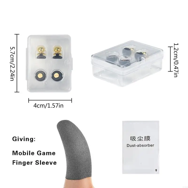 Gaming für Touchscreen Joystick Controller Saugnapf Taste für Smartphone Tablet Leitfähige Druckknopf – Detail 6