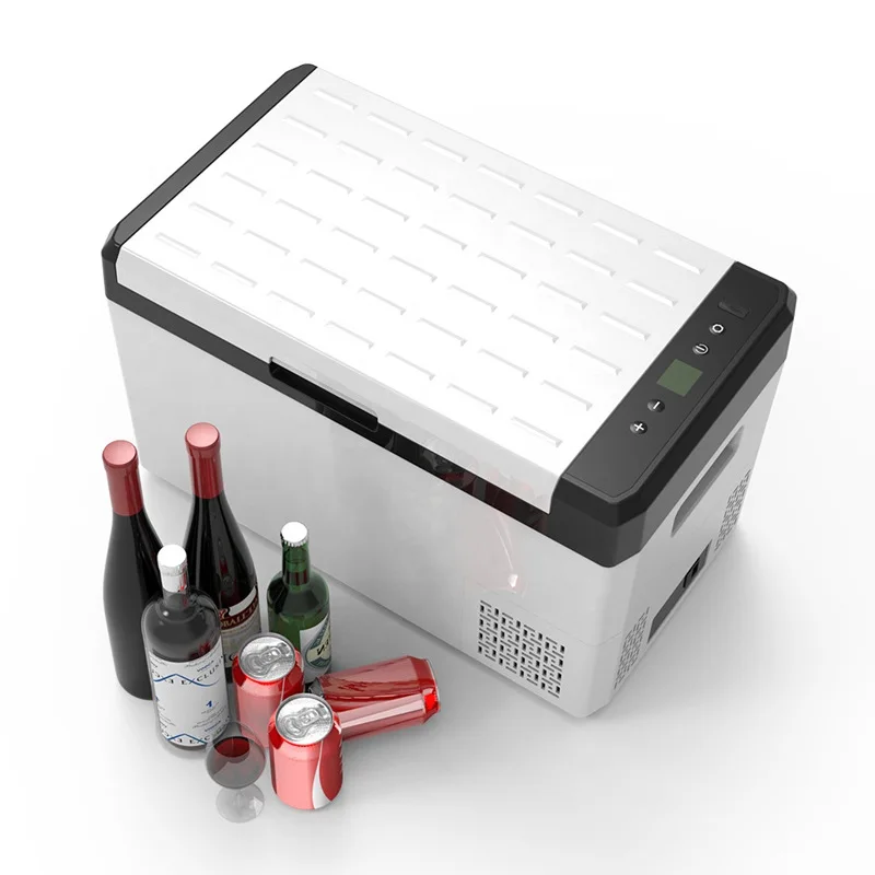 

Car refrigerator can control temperature, freeze and refrigerate 25 liters compressor 12/24v for vehicle use