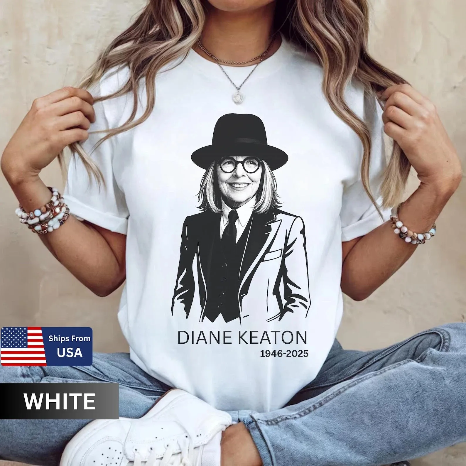 Vintage Diane Keaton T-shirt