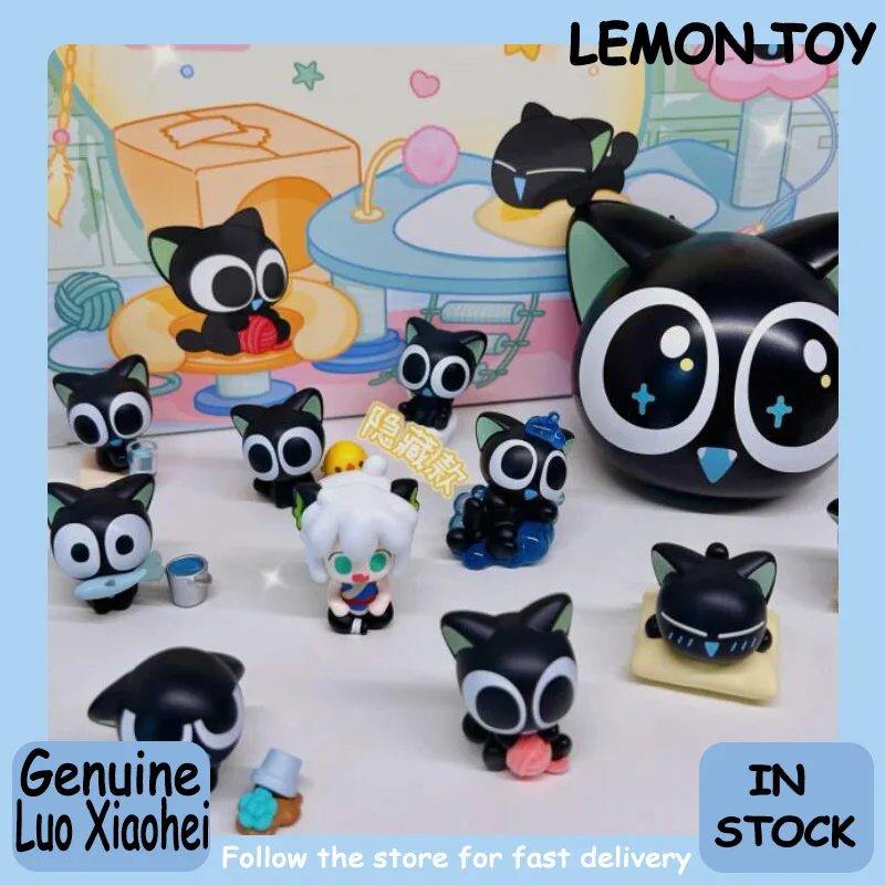 

Luo Xiaohei War 2, серия Daily Life, слепая коробка, аниме, коллекционная кукла Kawaii, позовая фигурка с подставкой для фанатов и подарков