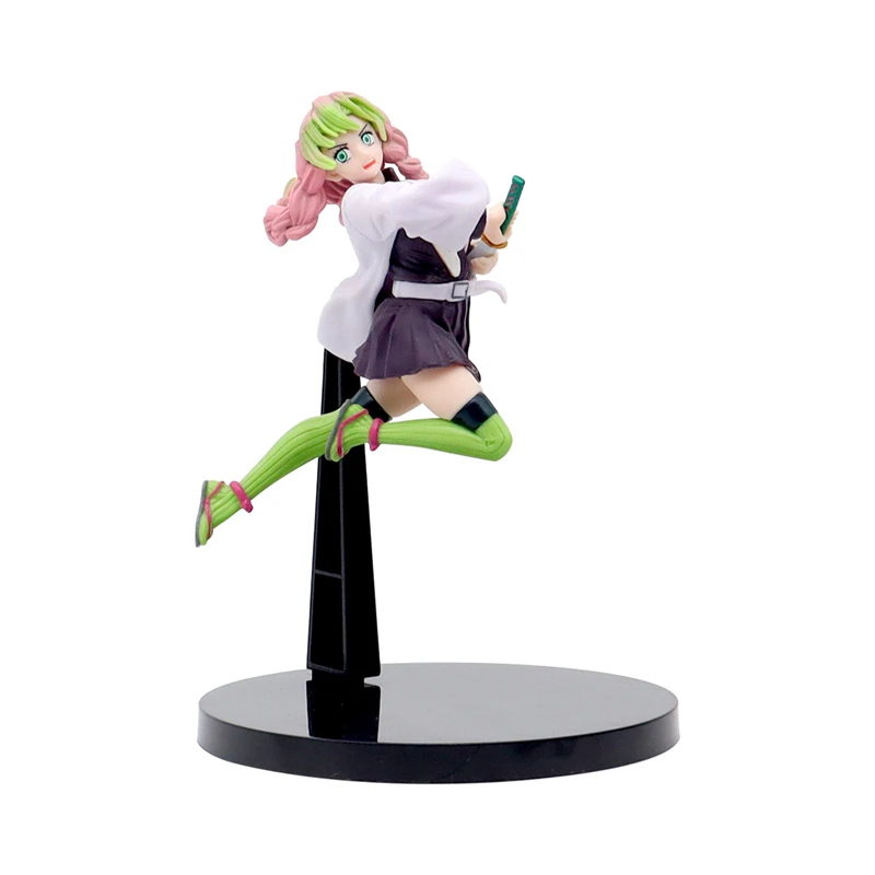 19-24 cm Anime Demon Slayer und Y Kanroji Manri Kamado Tanjiro Kamado Nezuko Actionfigur Modell Desktop-Auto Ornamente