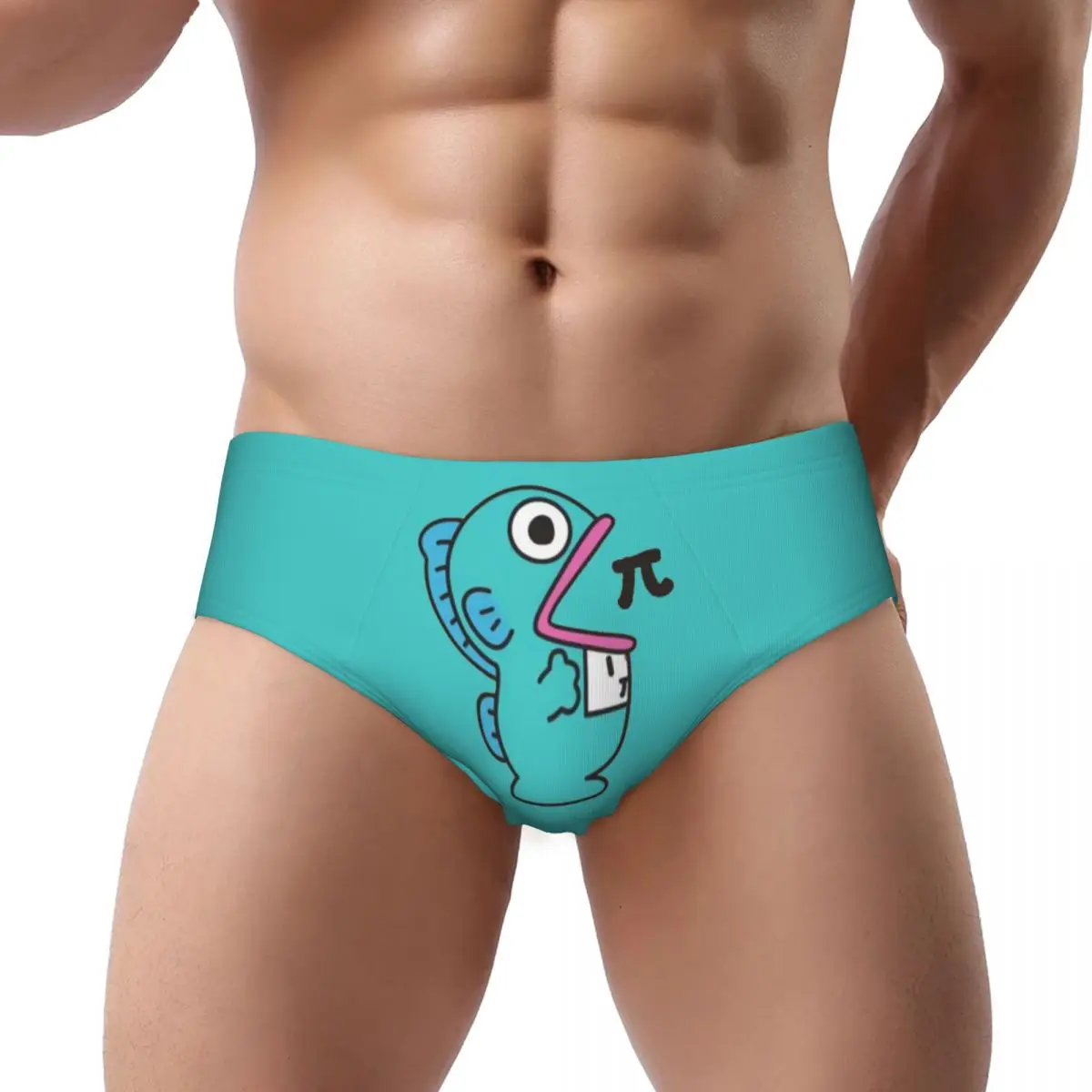 

Custom Mens Cute Anime Hangyodon Men Panties Stretch Briefs Underwear
