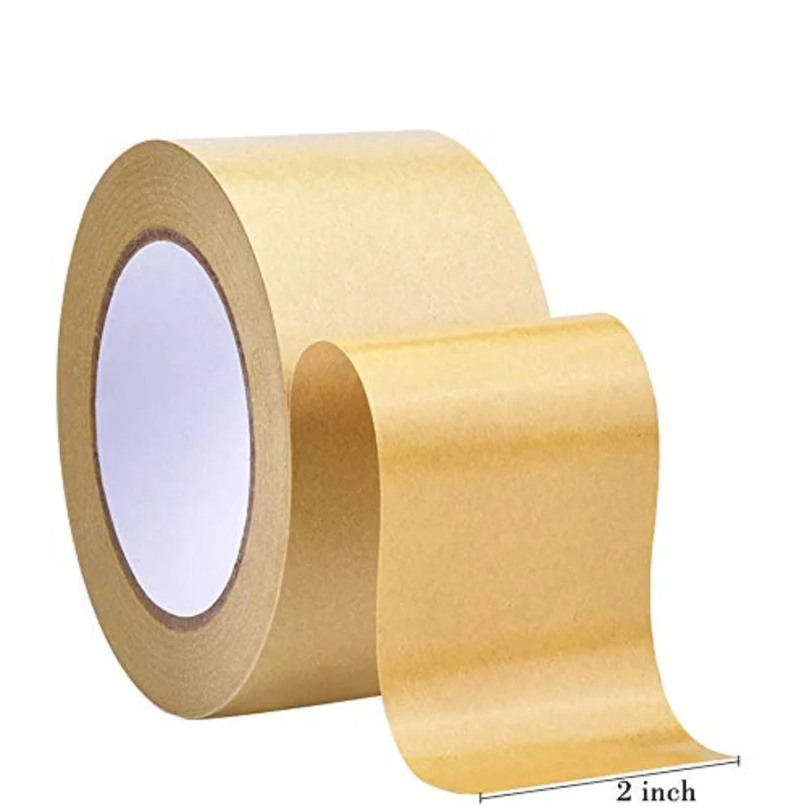

Self Adhesive Picture Frame Backing Tape Rolls Kraft Brown 2'' Wide x 55 Yd