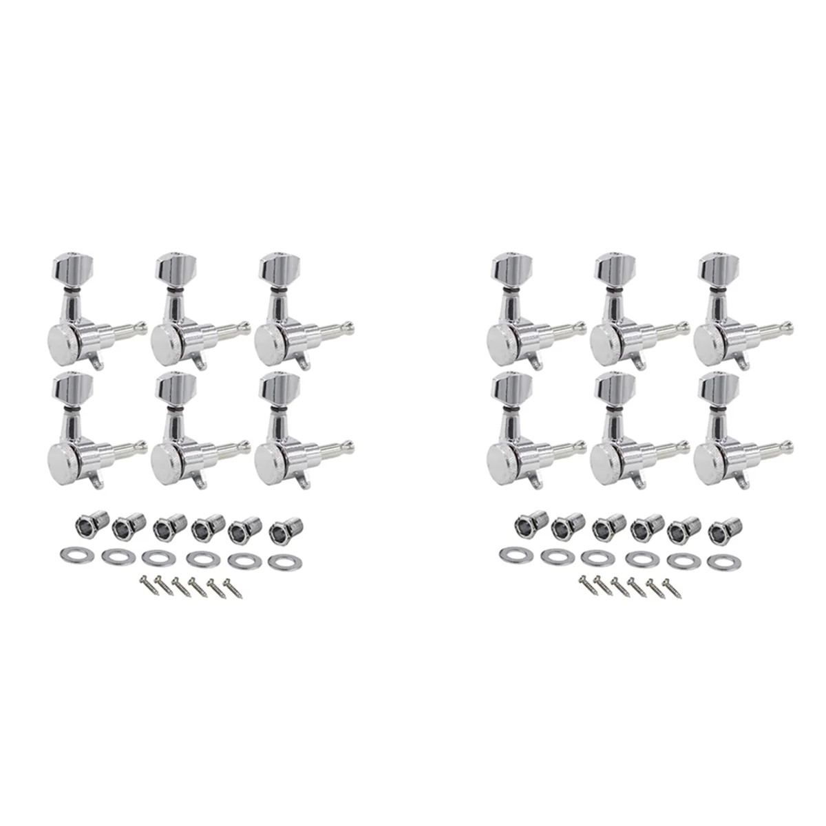

ABME 2X Guitar Locking Tuners String Tuning Pegs Machines Heads Set for Guitar Parts,Right
