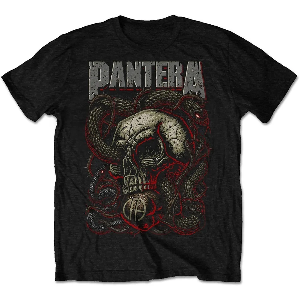 Pantera Graphic Cotton T-shirt Unisex Summer Short Sleeve Fashion Brand Tee Luxury Casual Vintage Tees view 3