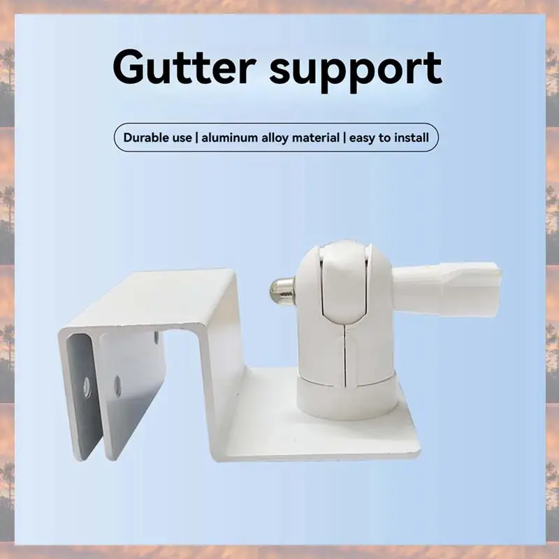 2025 Trend For Starlink Mini Eaves Gutter Bracket With Bracket Pipe 1/4 Screw Adapter 360 Degree Rotation Ethernet Satellite Kit