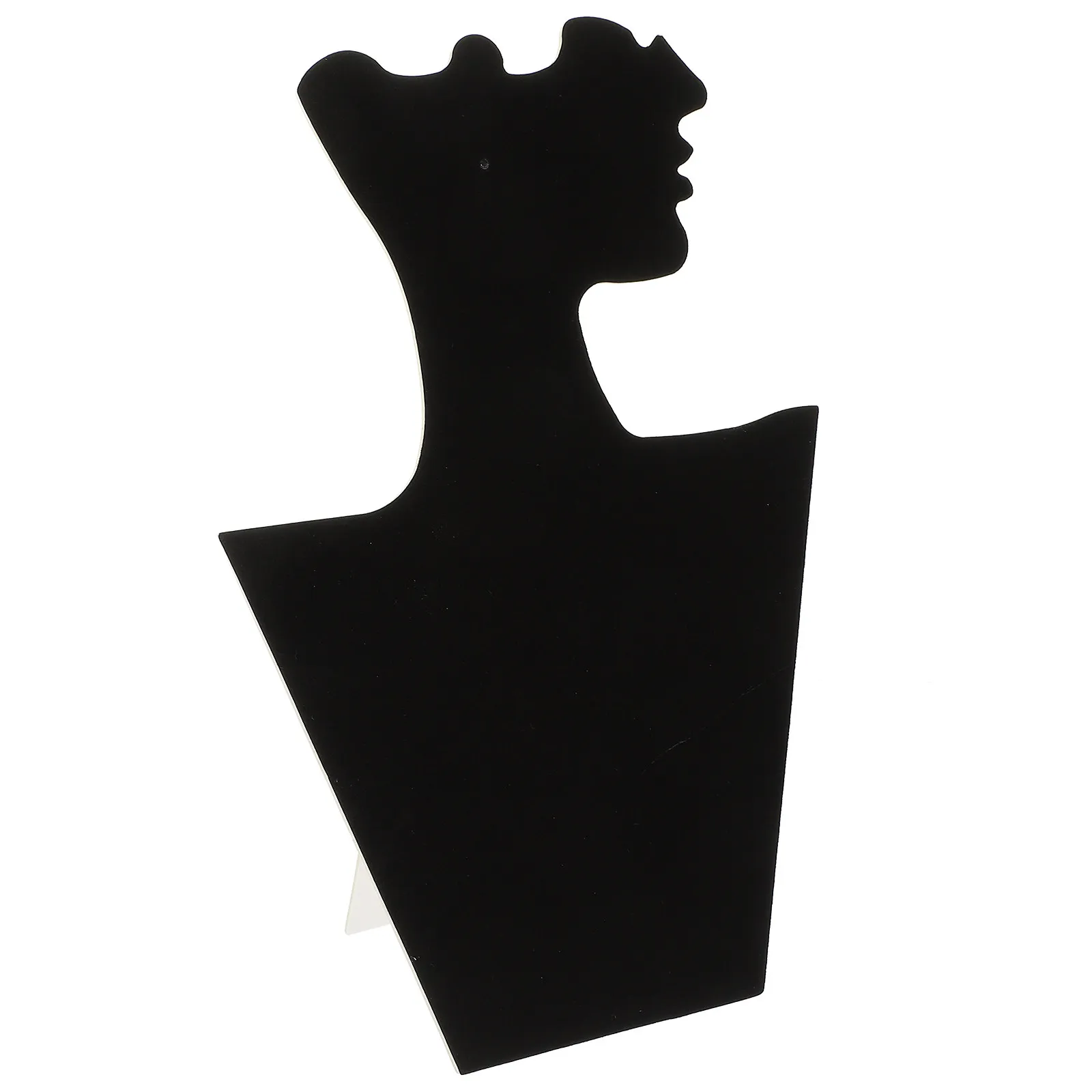 

Bust Jewelry Display Rack Lightweight Portable Jewelry Storage Stand Foldable Base Stable for Necklaces Earrings Pendants Store