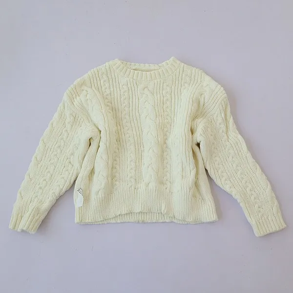 ربيع جديد السيدات جولة Ne Long Sve محبوك سترة فضفاضة تناسب اللون عارضة Sle الحرارية البوليستر مزيج B #1