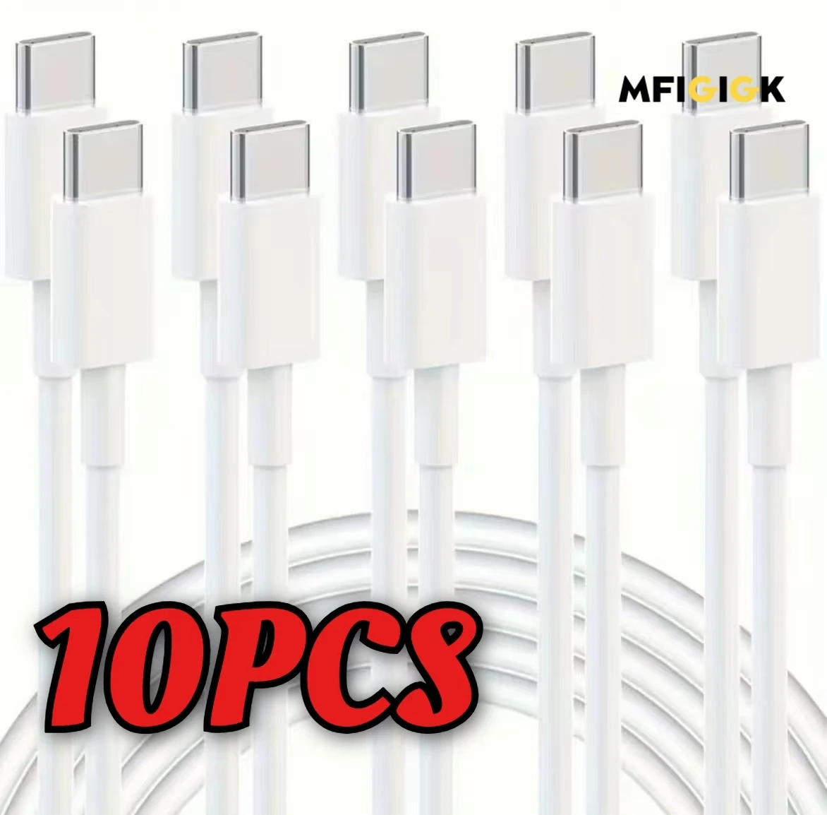 

10 шт. Кабель Type-C к Type-C, USB-C к Lightning для iPhone Кабель для быстрой зарядки Кабель для зарядки типа C для iPhone 14
