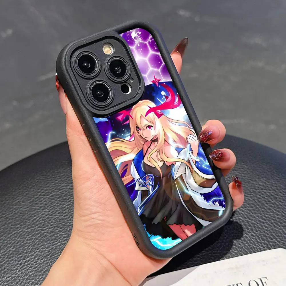 

Monster Strike Lucifer Phone Case for iPhone 17 16 15 14 13 12 11 Air Pro Max Plus Black Soft TPU Shockproof Cover
