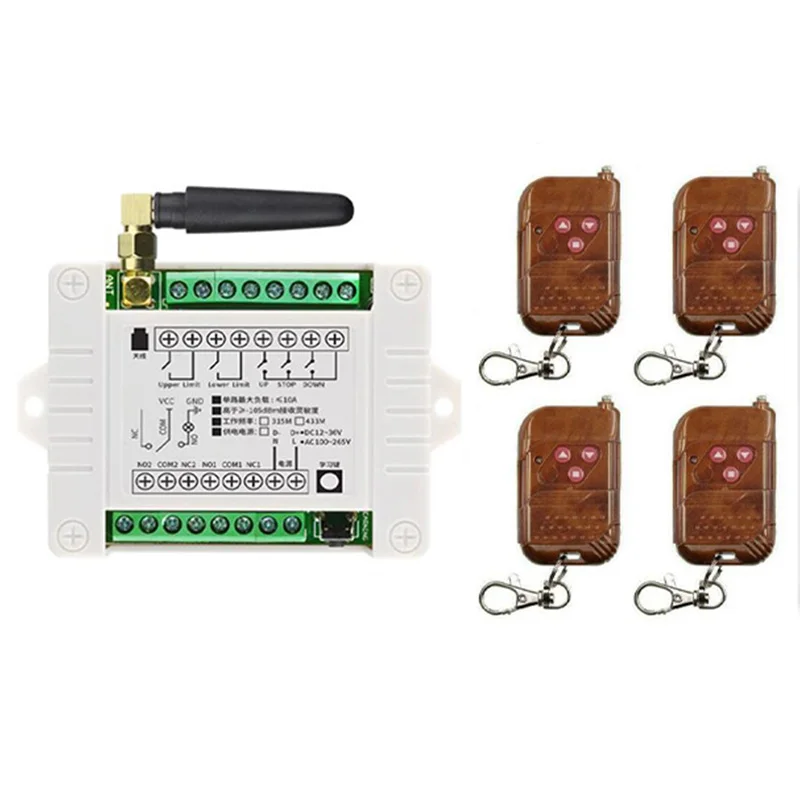 

DC12V 24V 36V 2CH Relay multifunctional Module Receiver EV1527 Wireless Remote Control 433 Mhz Remote Switch for DC Motor DIY