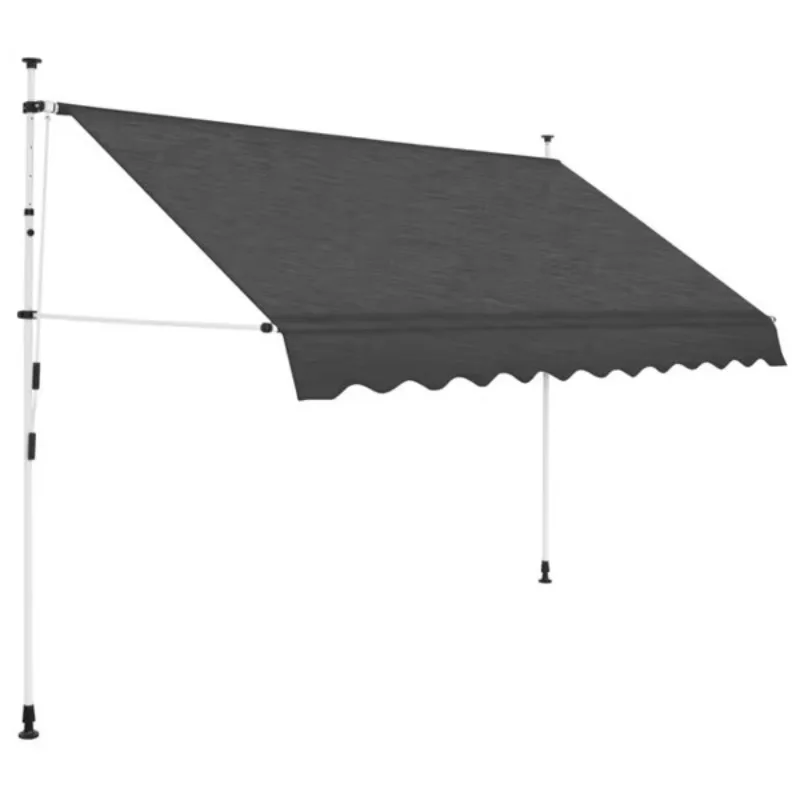 

STLF DANCHEL Punch-free Folding Awning, Outdoor Garden Furniture Awning, UV Protection, White or Gray Bracket, Custom Size and C