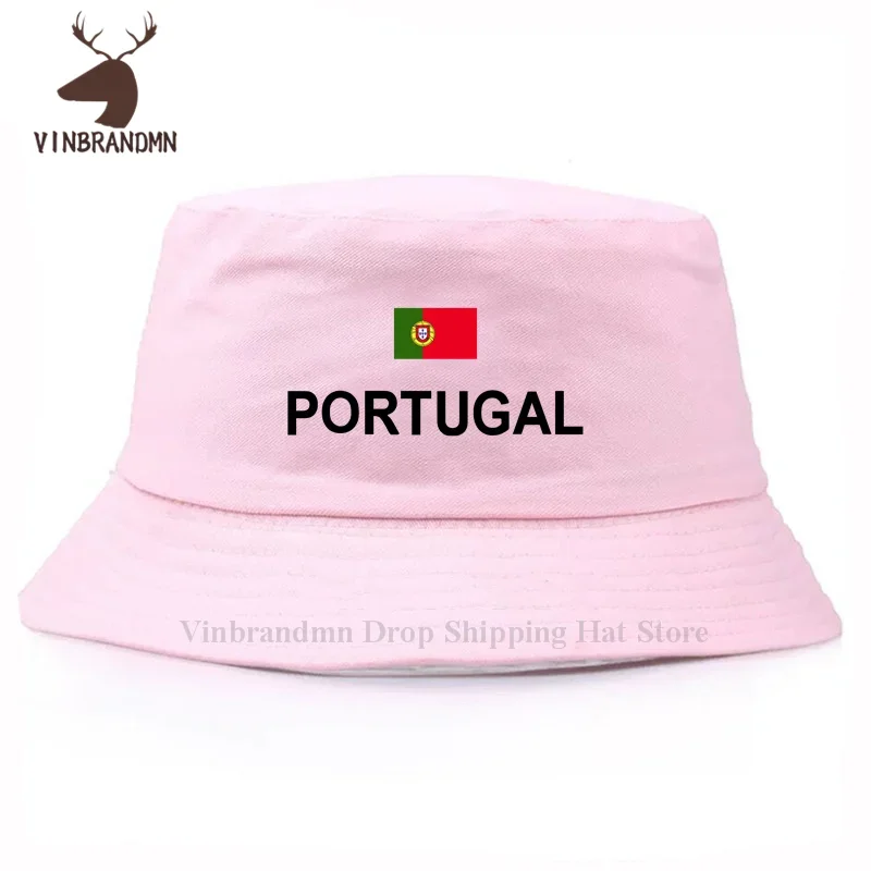 Portugal bucket hat fashion 2024 baseball cap Portuguese nation team cotton sun hat meeting fitness fishing hats country flag PT