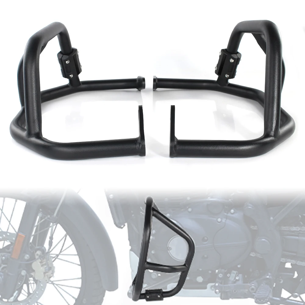 Motorbike Crash Bar Engine Guard Bumper Frame Protector For Royal Enfield Himalayan 411 BS6/BS4/BS3 2016-2023 scram411 2022-2024