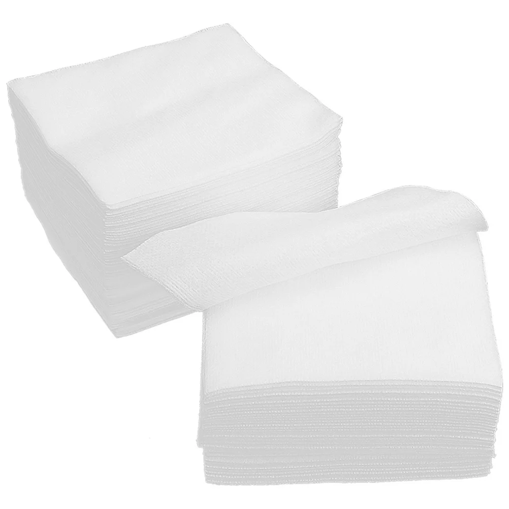 500Pcs Non-Woven Fabric Makeup Remover Pads Facial Cleansing Cloths Disposable Makeup Removal Wipes Soft Face Pads Wiping Cloths