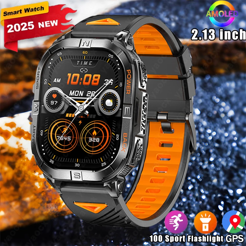 New GPS Smart Watch Men Bluetooth Call 580mAh 3ATM Waterproof Outdoor Sports Fitness Tracker Professional Health Smartwatch