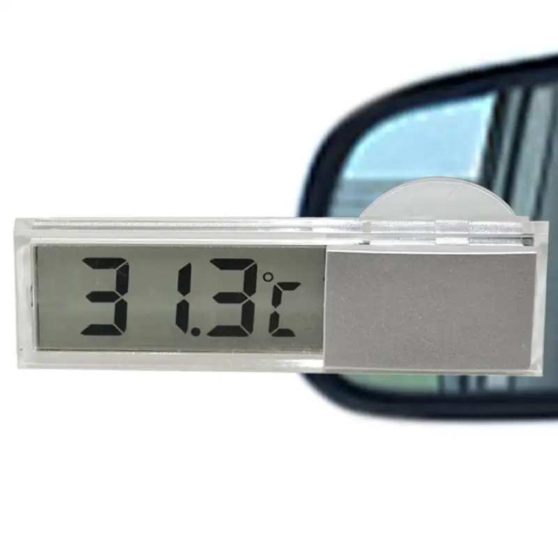 Car Dashboard Digital Clock Car Clock Mount Watch With Suction Cup Electronic auto Clear LCD Temperature Display Digital Clock