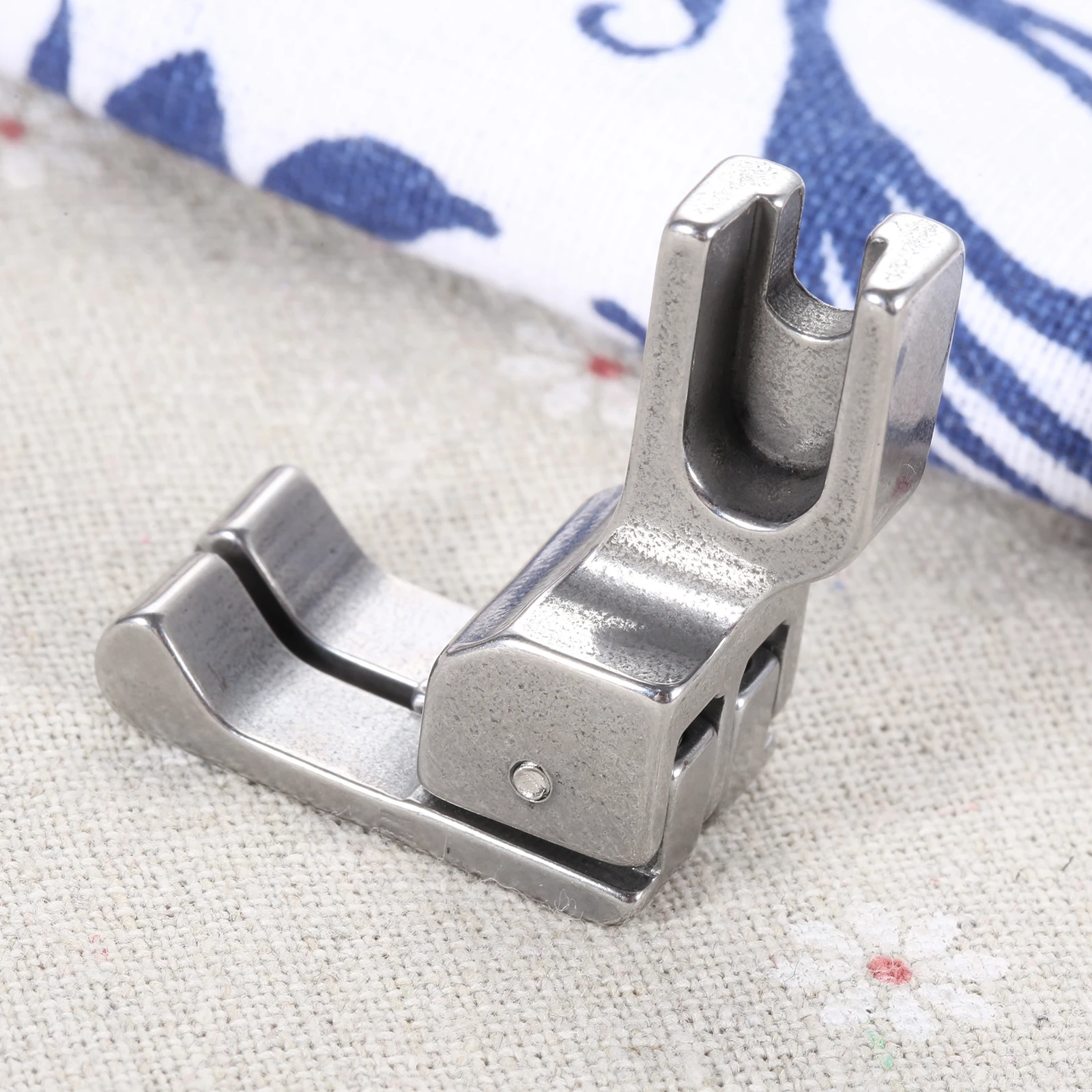 1pc Steel Double Compensating Presser Foot for Right and Left Top Stitching Sewing Machines Accessories High Quality