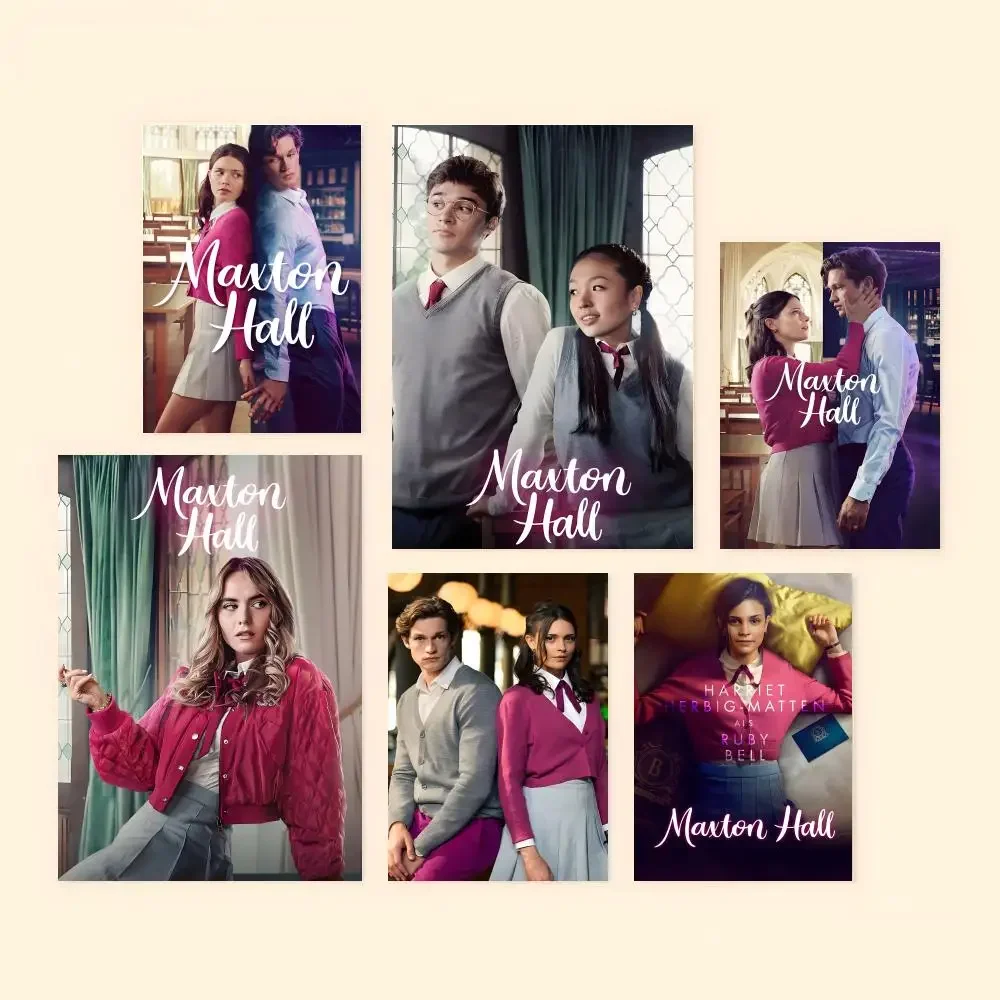 Tv M-Maxton H-Hall Poster Waterproof HD Wall Art Decal Self-Adhesive Aesthetic Decor For Home Living