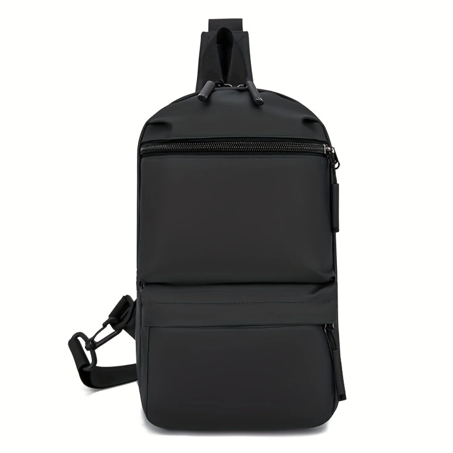 

Large Capacity Nylon Chest Bag, Outdoor Sports Sling Crossbody Purse