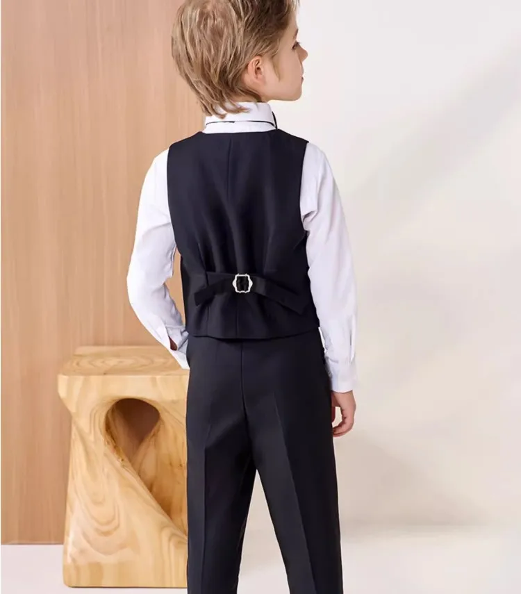 Children Elegant Suit For Wedding Teenager Kids Ceremony Tuxedo Dress Flower Boys Photograph Blazer Party Performance Costume