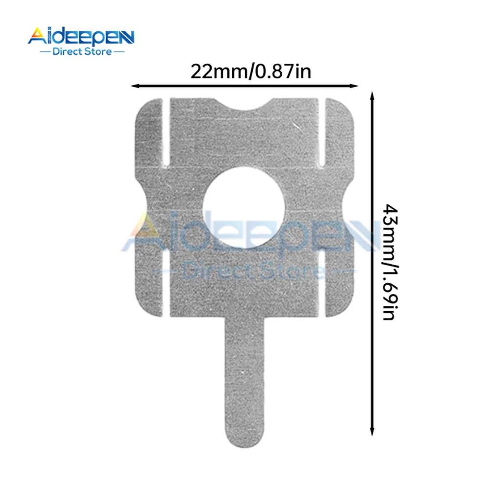50pcs 18650 Lithium Battery Nickel Sheet 4S U-shaped Battery Nickel Sheet For Spot Welding Machine Batteries Connection Sheets