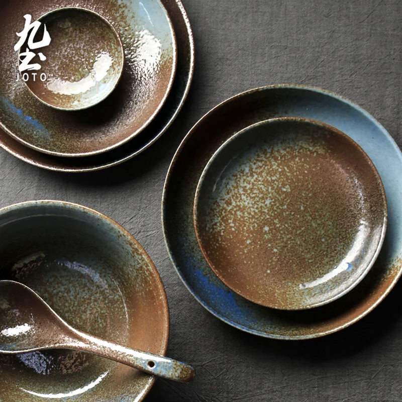 

JOTO Craftsmanship Jingdezhen Handmade Rough Ceramic Tableware Set CJR0461