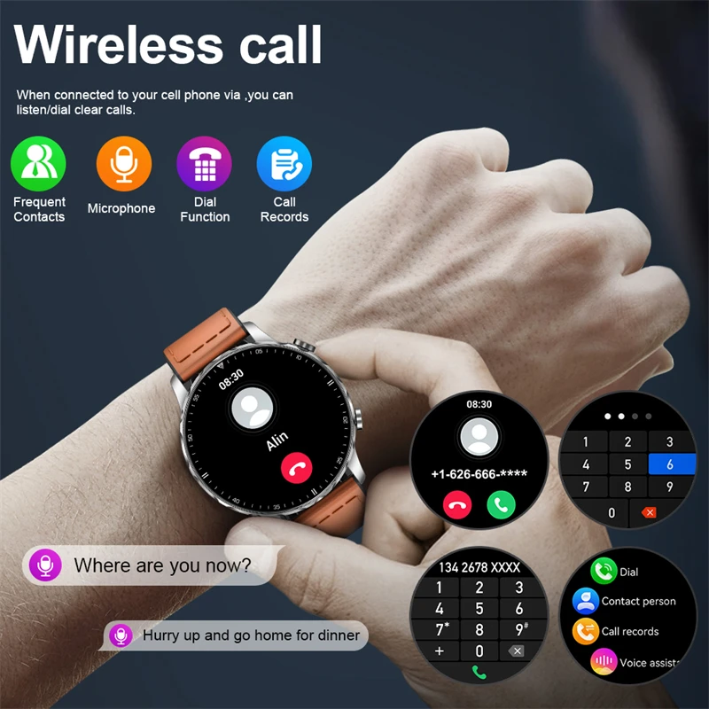 LIGE 2025 للرجال ساعة ذكية بلو - مراجعة Smartwatch Latest Watches For Men وسعره