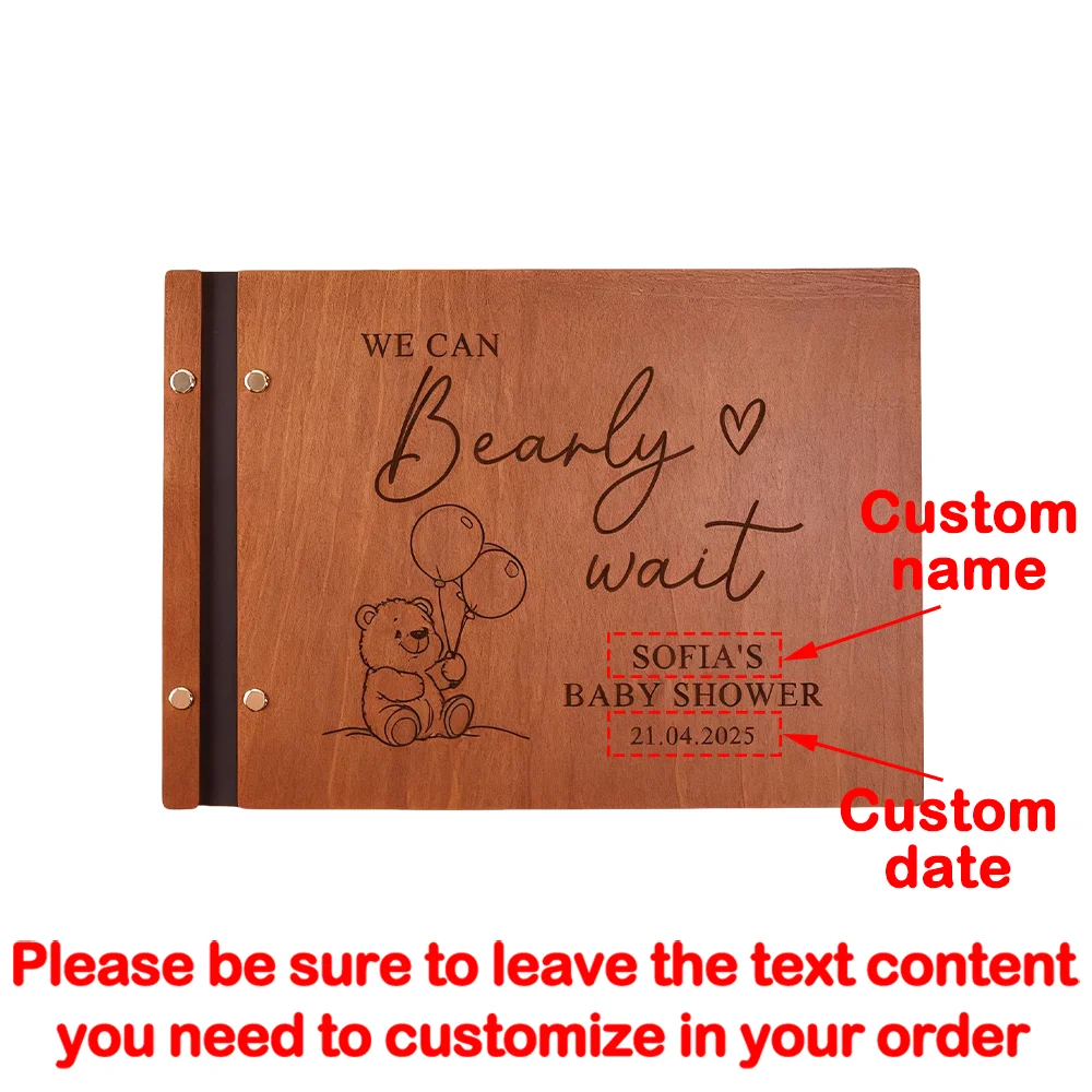 Personalized 1Pcs We Can Bearl - Baby Nursery Books review and price