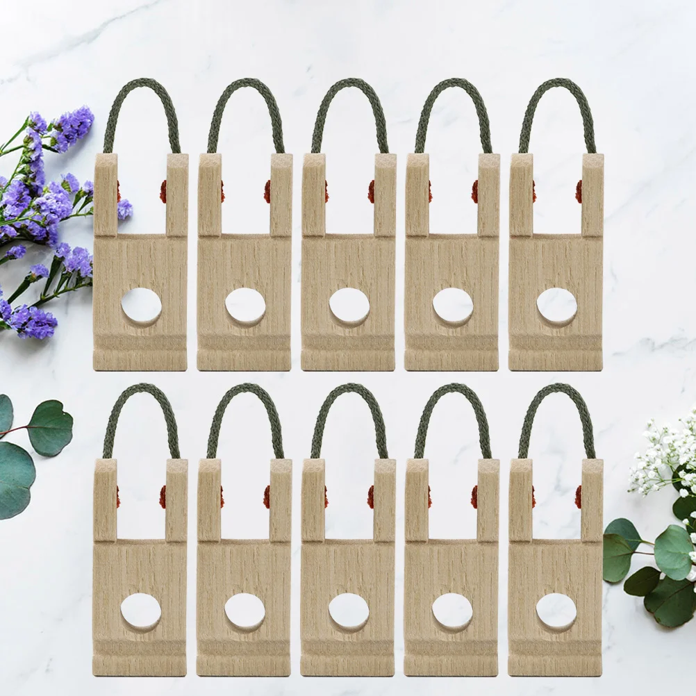 

10 pcs Piano Butt Flange Middle Pedestal Replacement Wood Damper Flange For Piano Line Shaft Bracket Durable Polished Shaft Rope