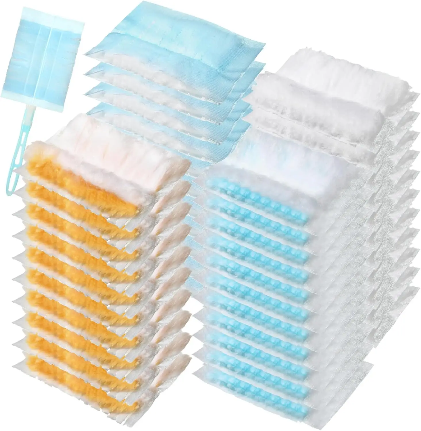 

300 Pcs Disposable Dusters Refills Bulk Heavy Duty 180° Multi Surface Replacement Dusters for