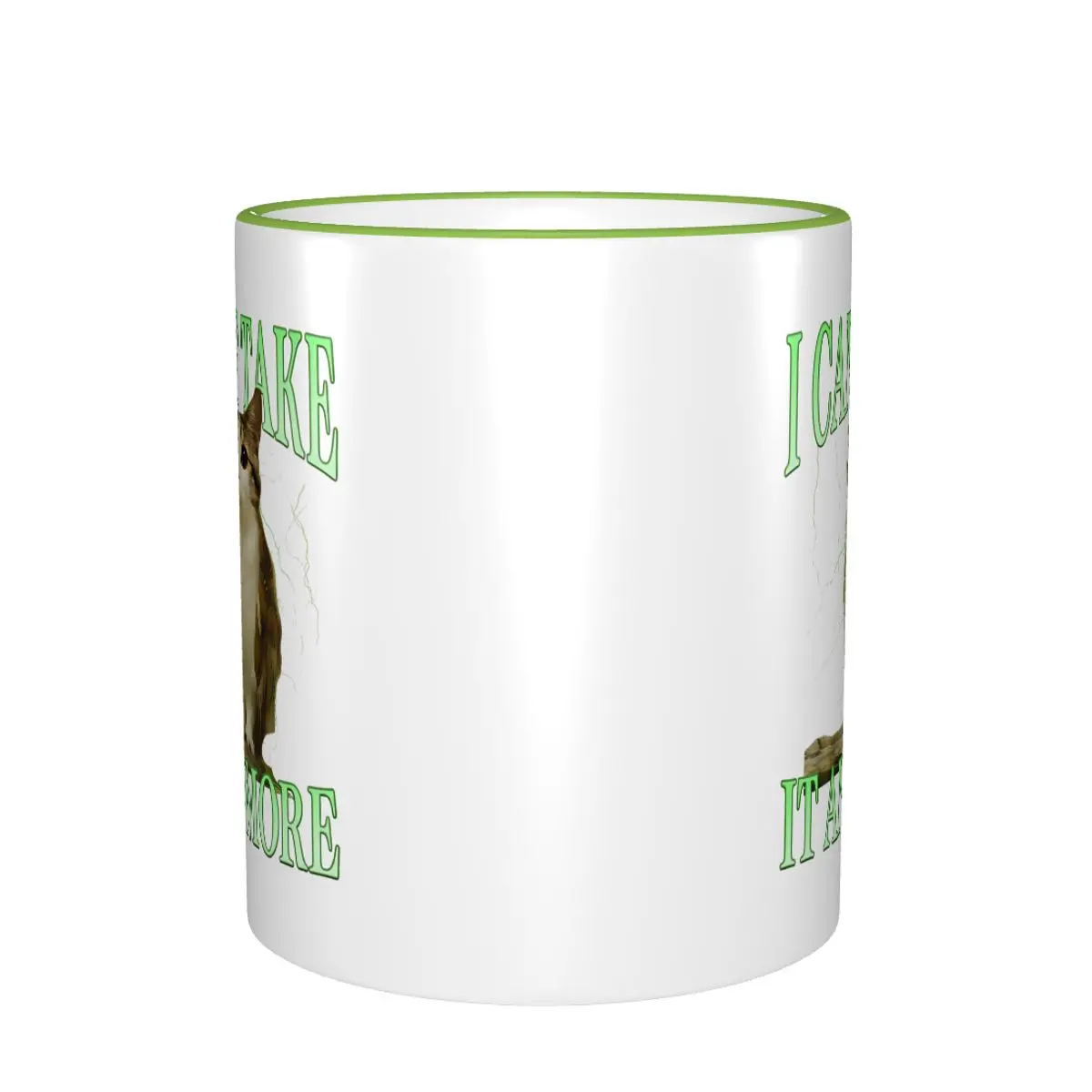 Meowl I Can't Take It Anymore Cat Owl Coffee Mug Novelty Cup For Office