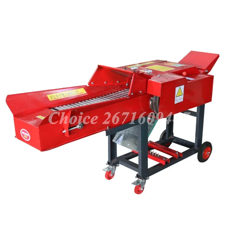 Commercial Crusher Chaff Cutter Machine for Animals Feed Agricultural Feed Processing Silage Machine Grass Cutting Chopper